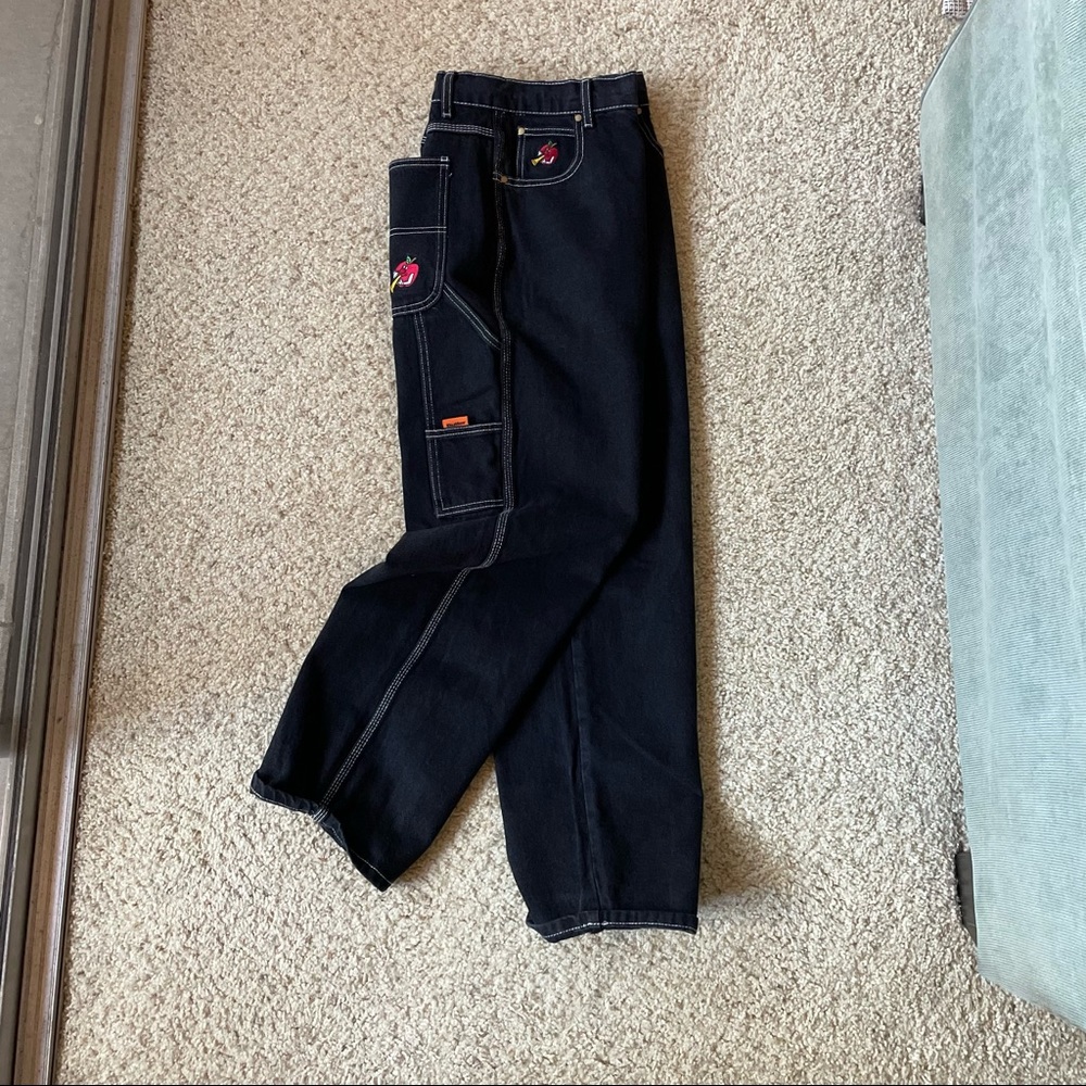 Butters Goods Black Denim Baggy Fit Jeans Size 30